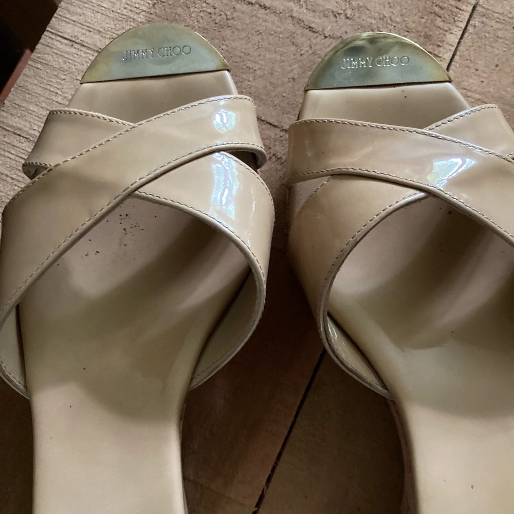 Jimmy chop sandals. Worn twice size 40